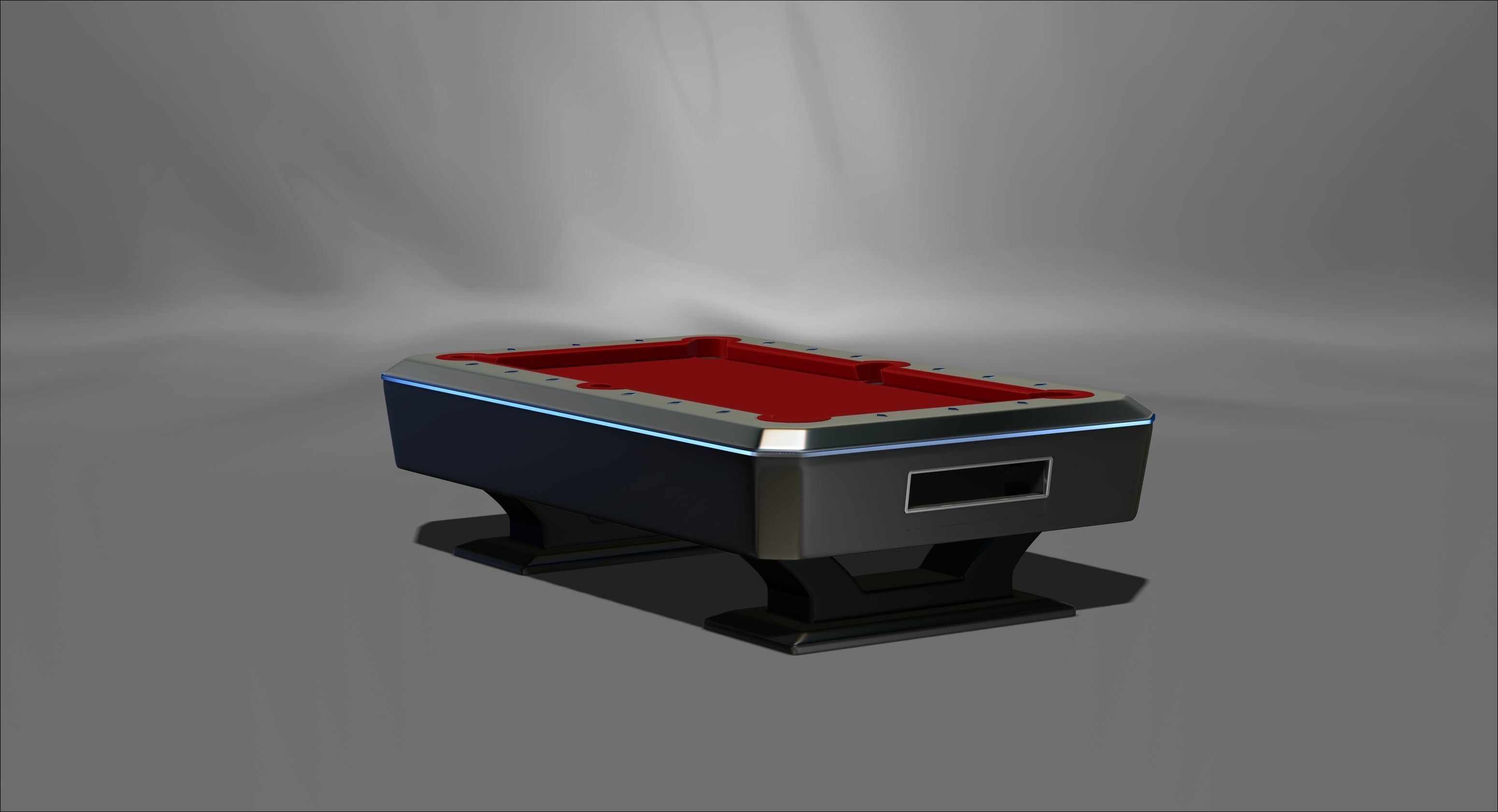 Pool table complete with accessories 3D Model  File STL OBJ 3D print model_3