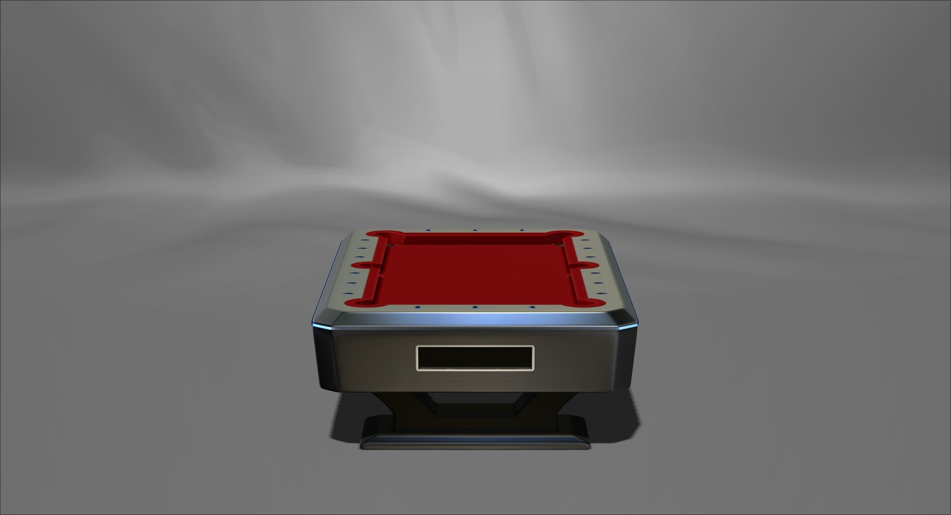 Pool table complete with accessories 3D Model  File STL OBJ 3D print model_2