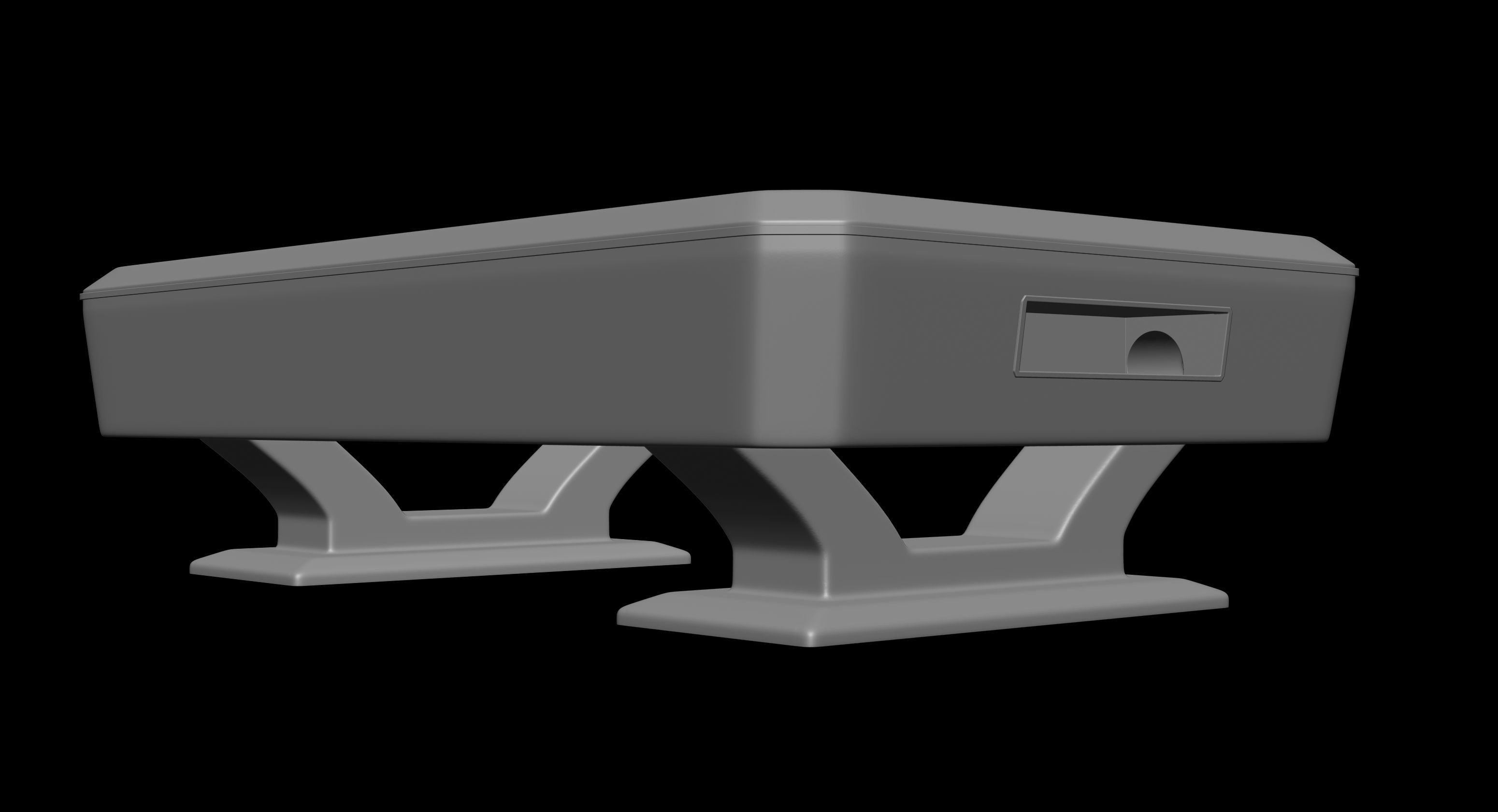 Pool table complete with accessories 3D Model  File STL OBJ 3D print model_9
