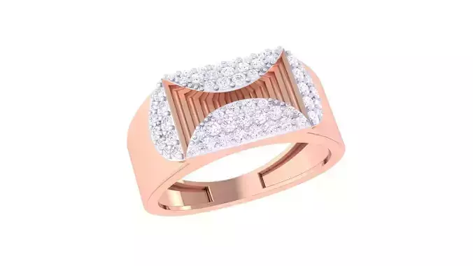 Men Groom Gents Diamond Ring 3dm renders detail