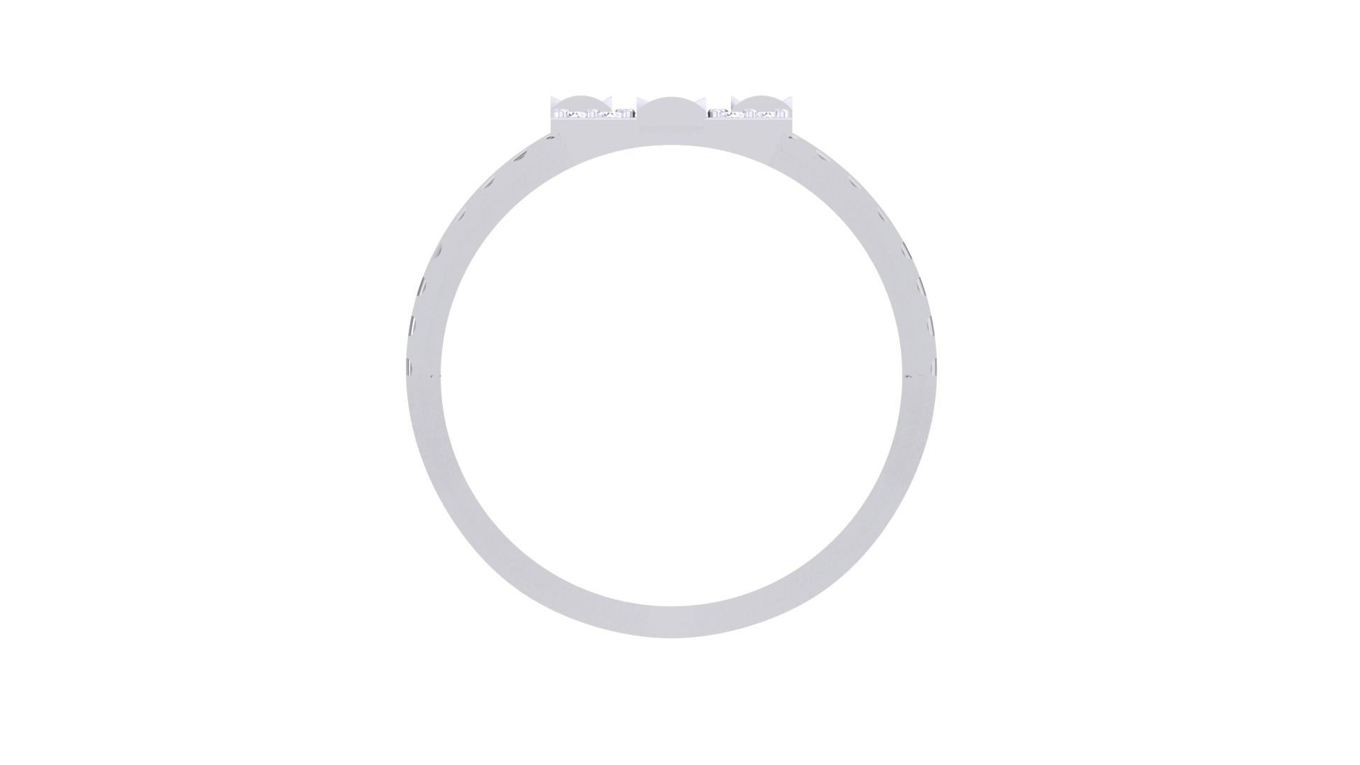 Men Groom Gents Diamond Ring 3dm renders detail 3D print model_7