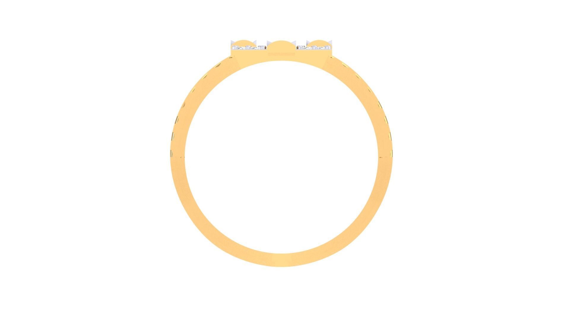 Men Groom Gents Diamond Ring 3dm renders detail 3D print model_6