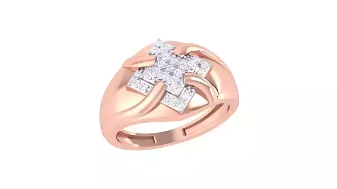 Men Groom Gents Diamond Ring 3dm stl obj mtl 3mf igs