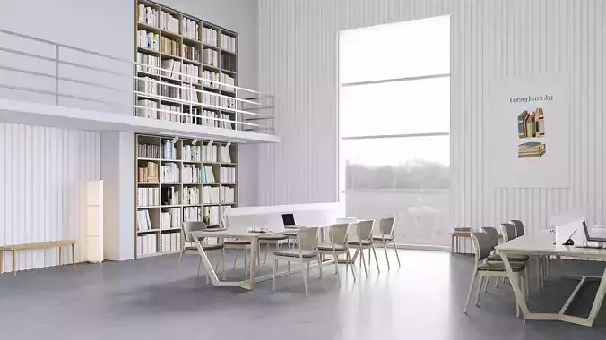 ProVis3D 030 - Library Modern 3D model