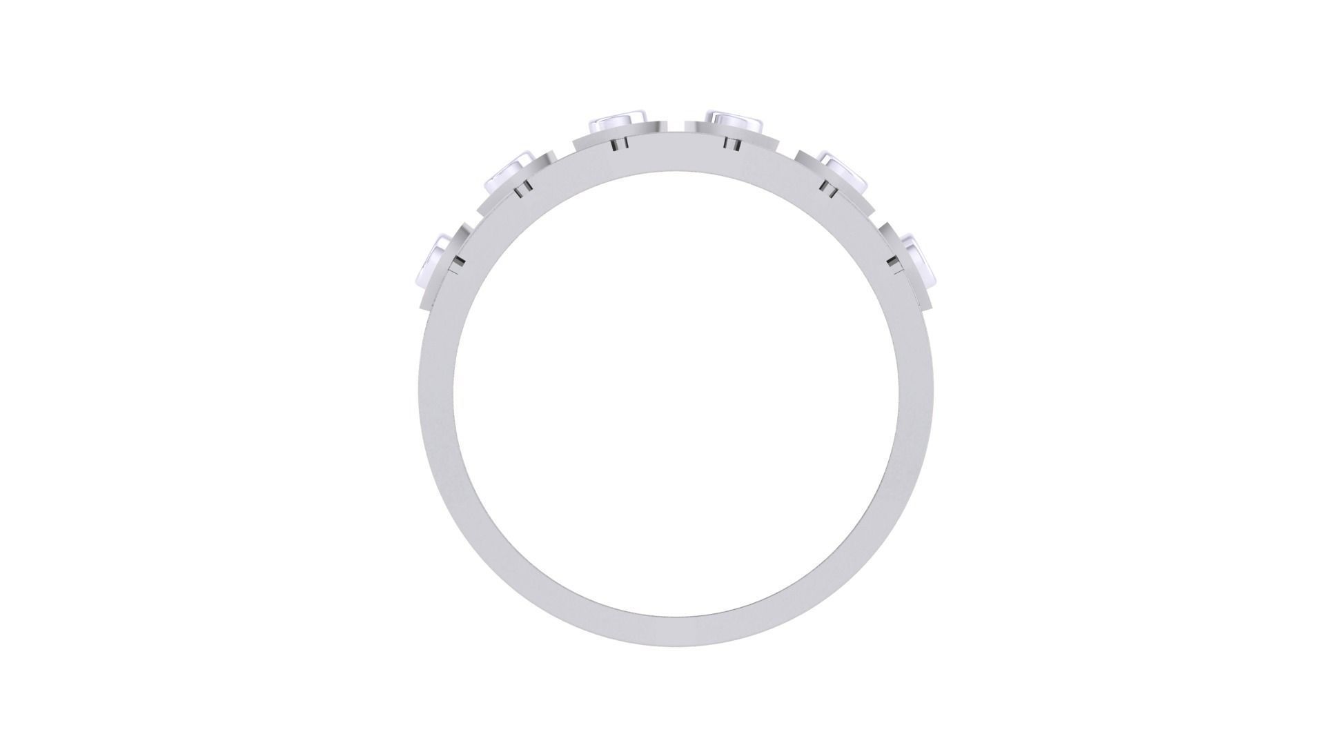 Solitaire Men Groom Gents Diamond Band Ring 3dm renders detail 3D print model_10