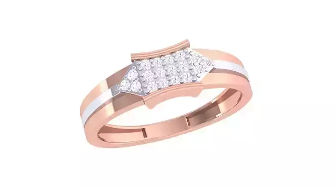 Men Groom Gents Diamond Ring 3dm renders detail
