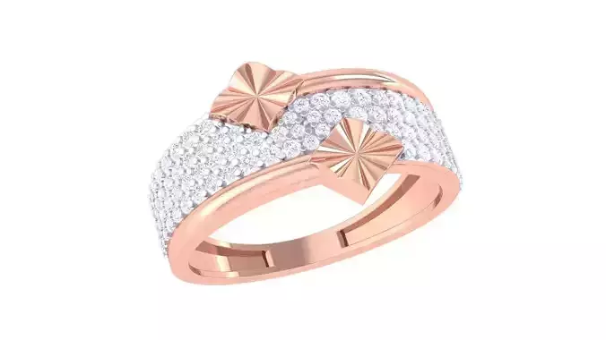 Men Groom Gents Diamond Band Ring 3dm renders detail 3D print model