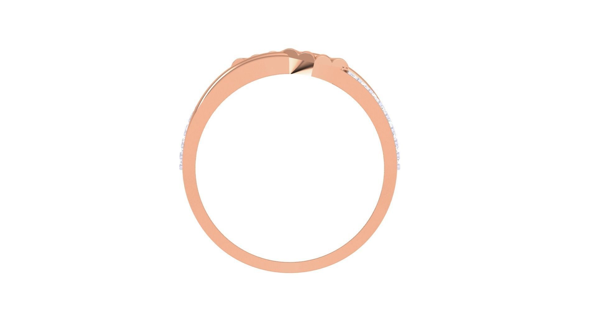Men Groom Gents Diamond Band Ring 3dm renders detail 3D print model_9