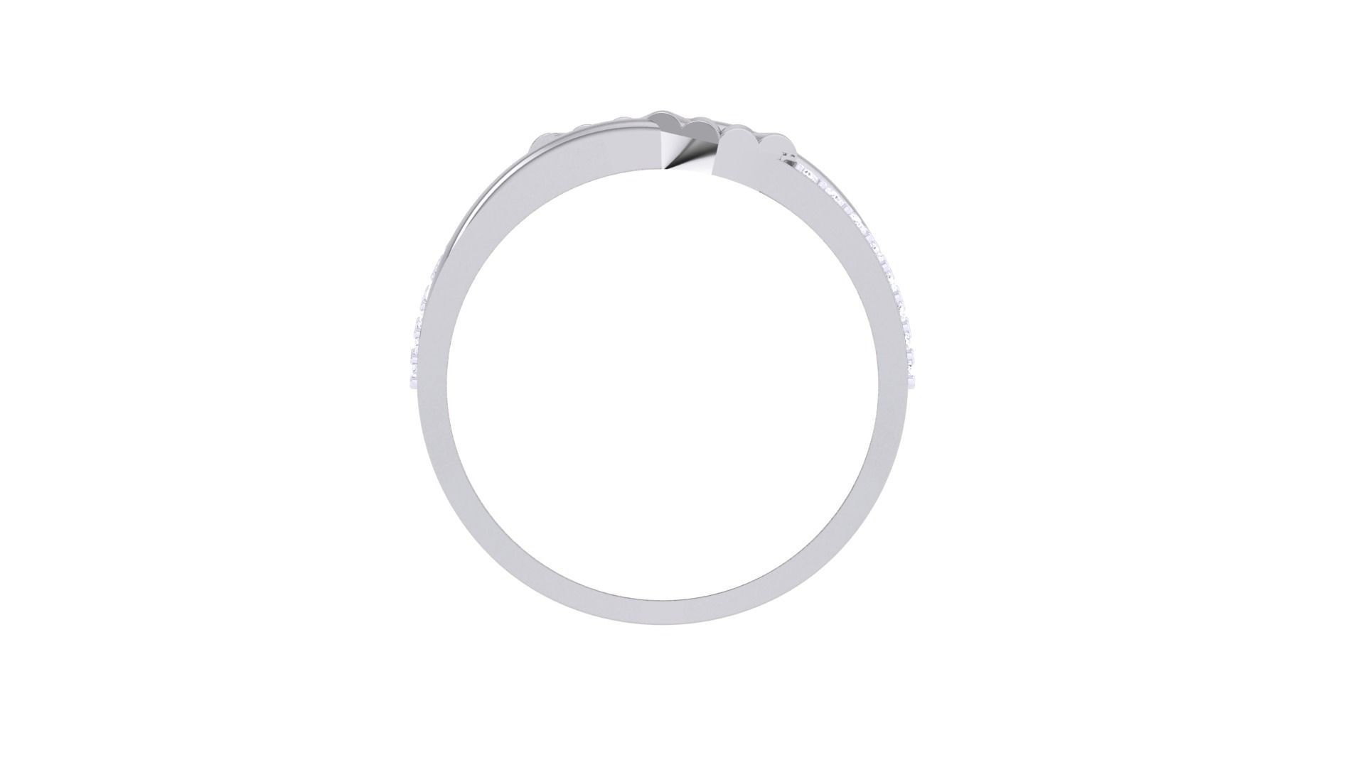 Men Groom Gents Diamond Band Ring 3dm renders detail 3D print model_10