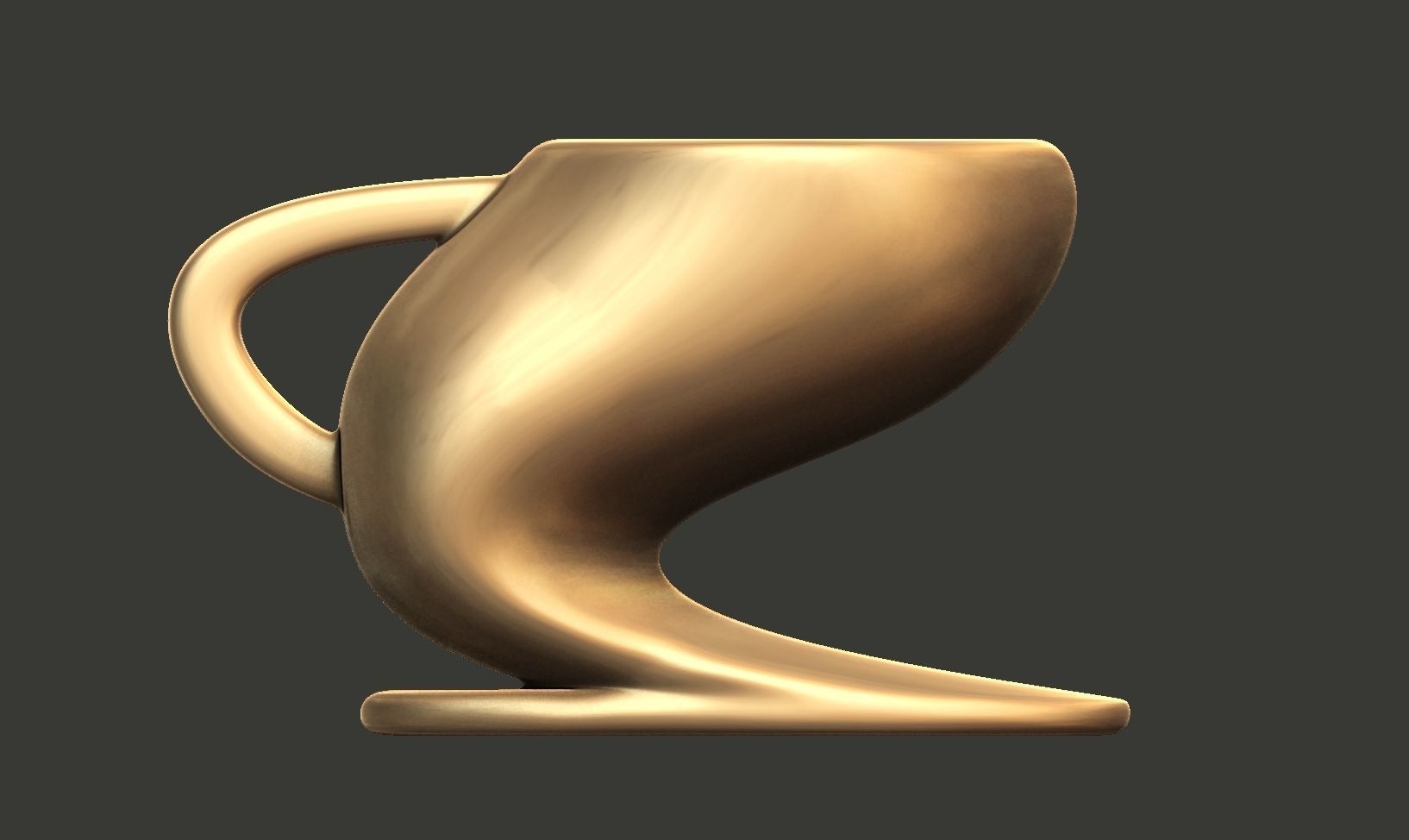 Abstract Modern Mug 2 3D print model_9