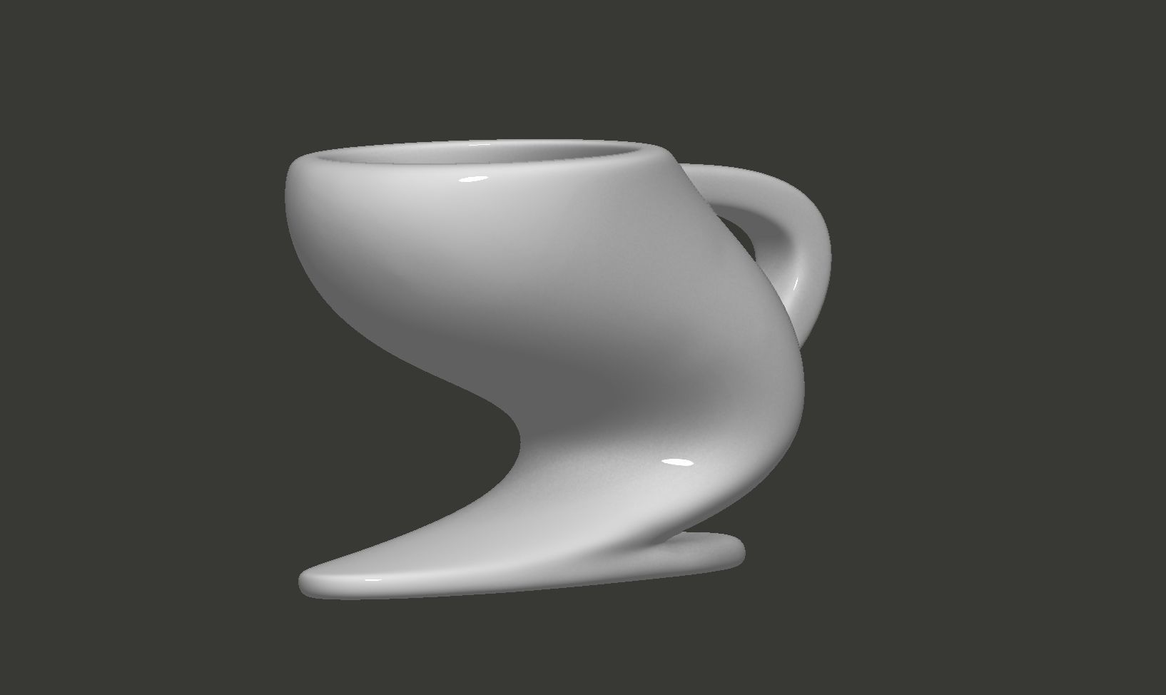 Abstract Modern Mug 2 3D print model_5