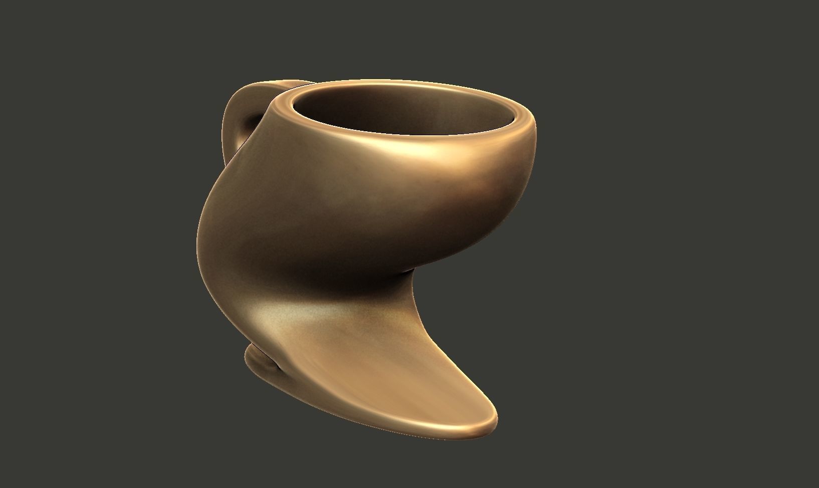 Abstract Modern Mug 2 3D print model_3