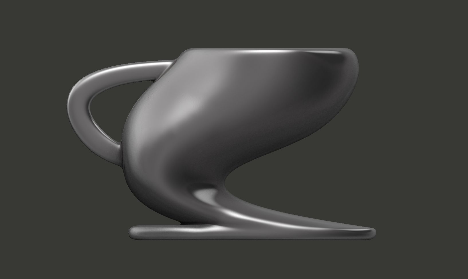 Abstract Modern Mug 2 3D print model_1