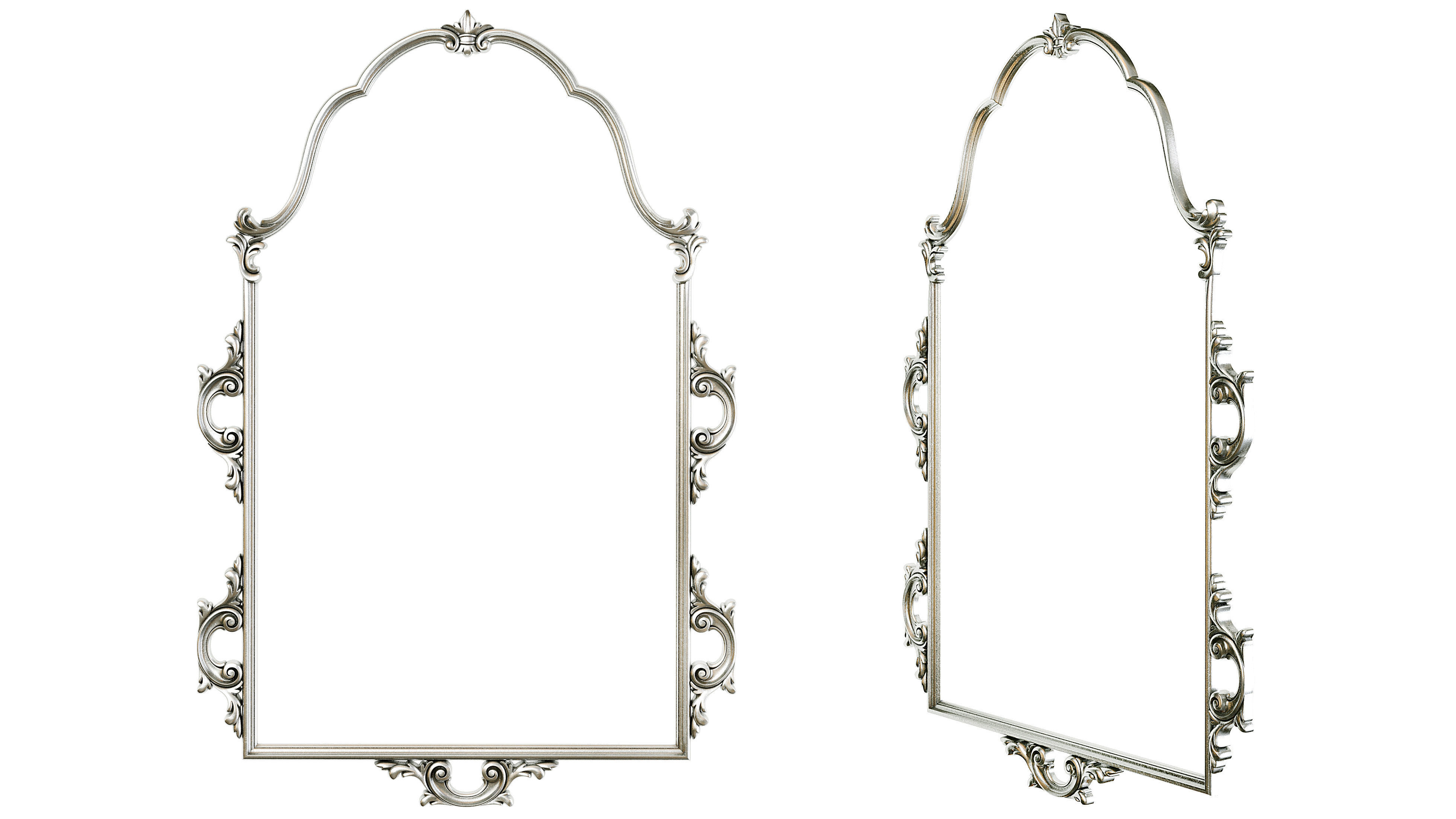 Classic frame 02 3D model_2