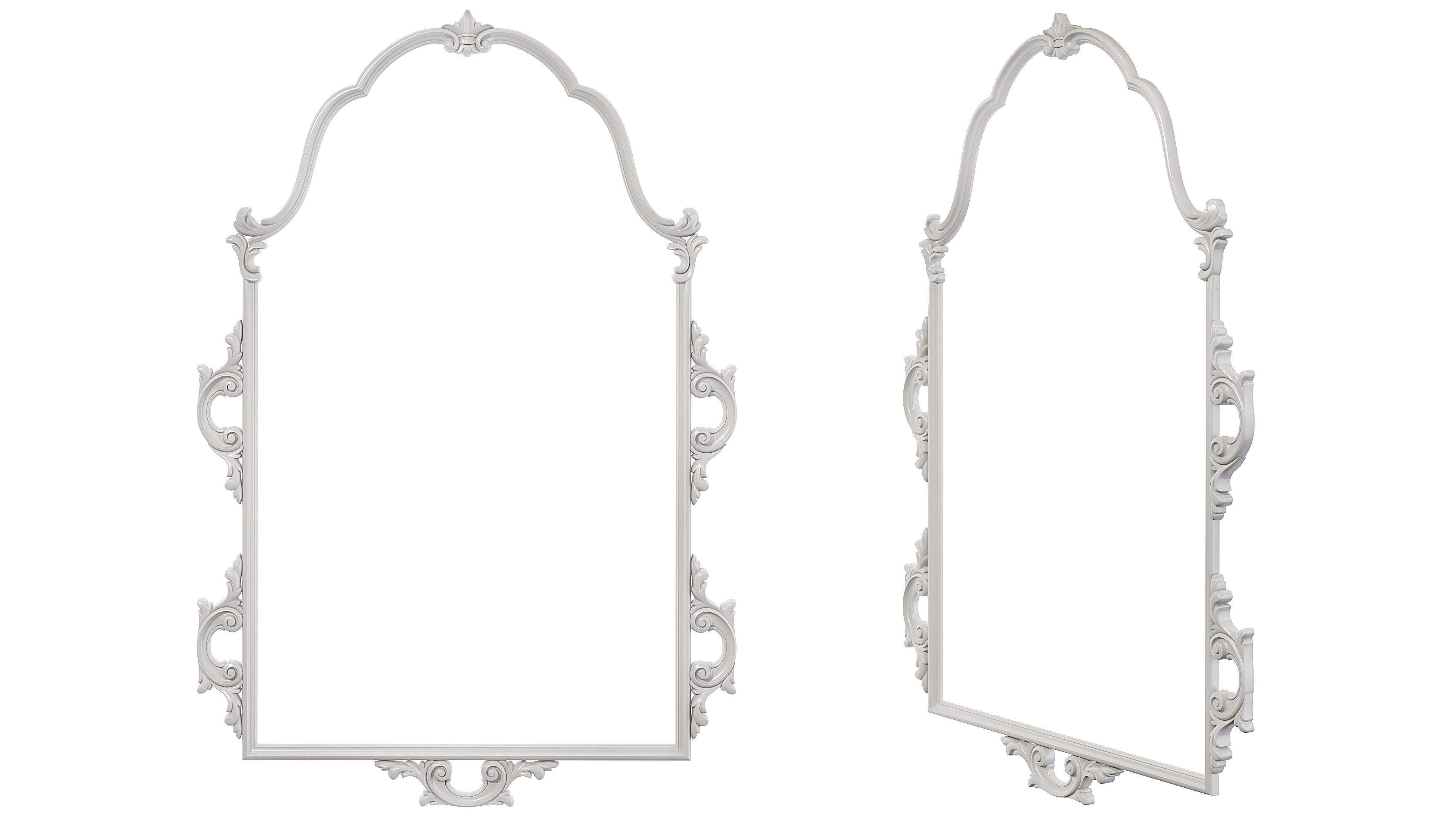 Classic frame 02 3D model_5