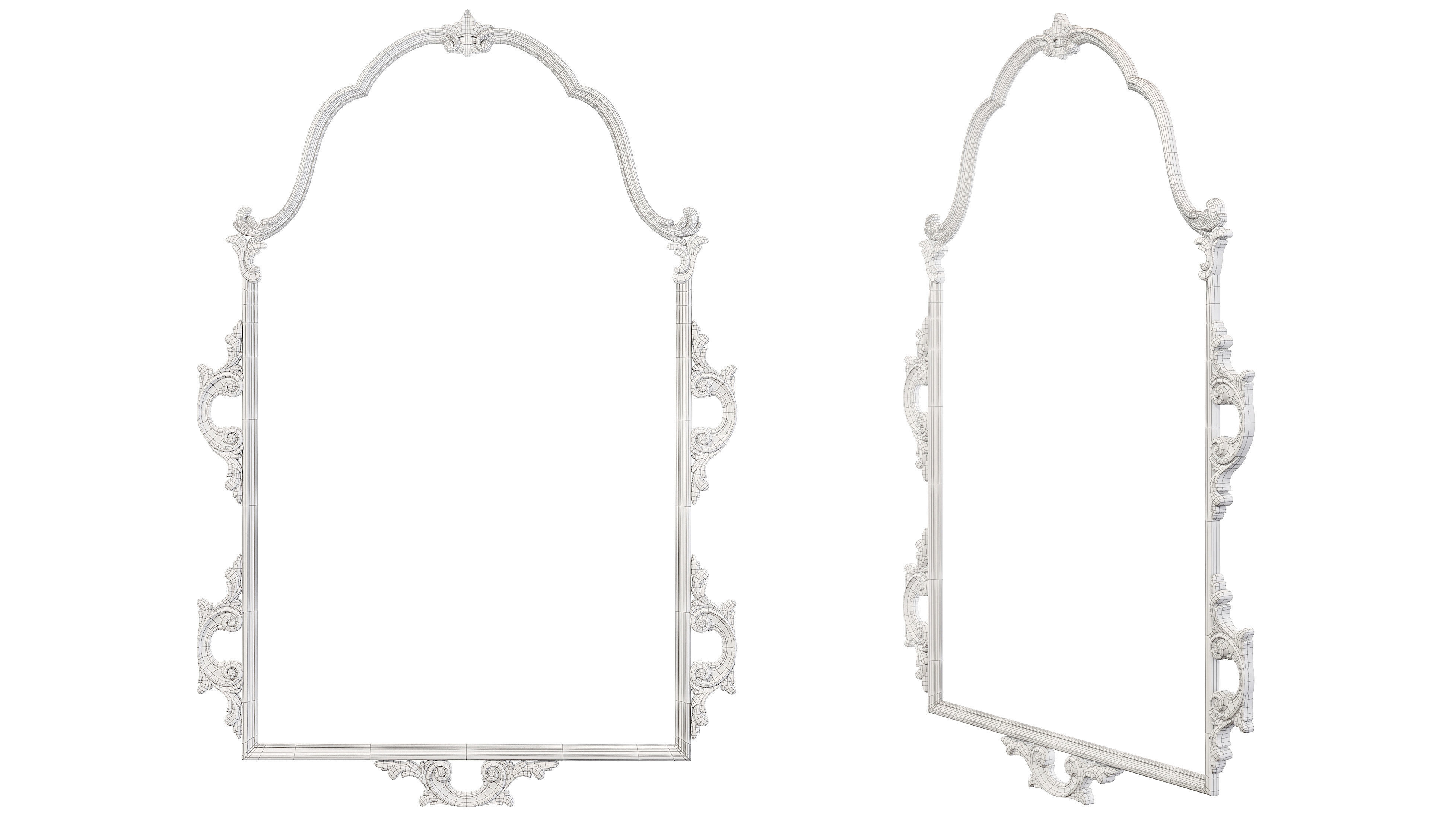 Classic frame 02 3D model_7