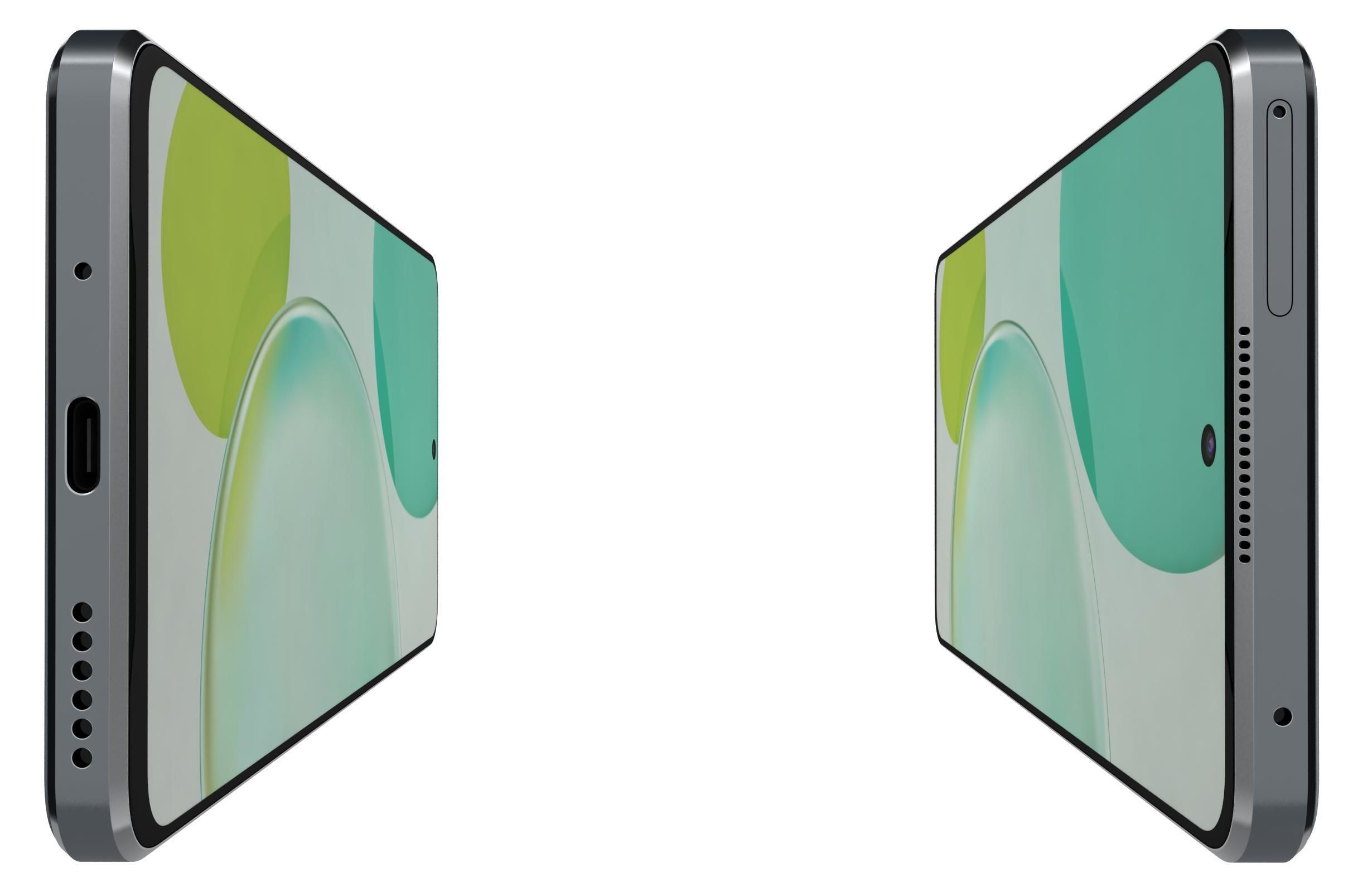 Huawei Nova 11i Black Low-poly 3D model_8