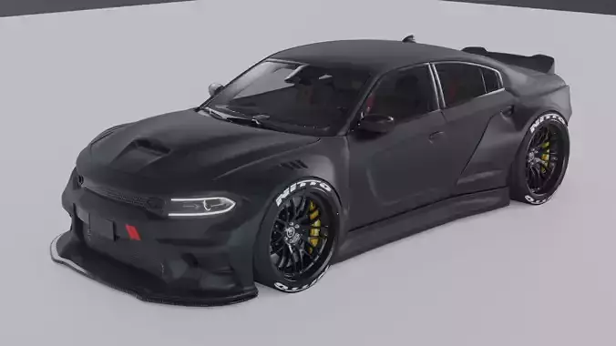 Dodge Charger WIdebody Kit 3D model