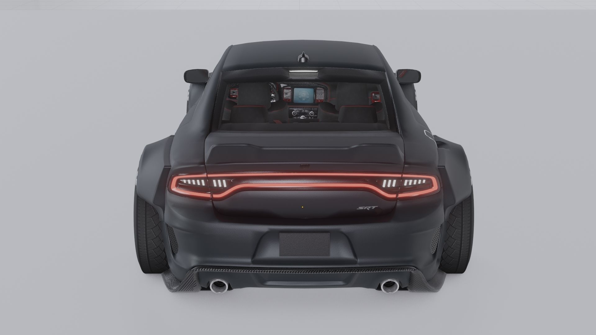 Dodge Charger WIdebody Kit 3D model_5