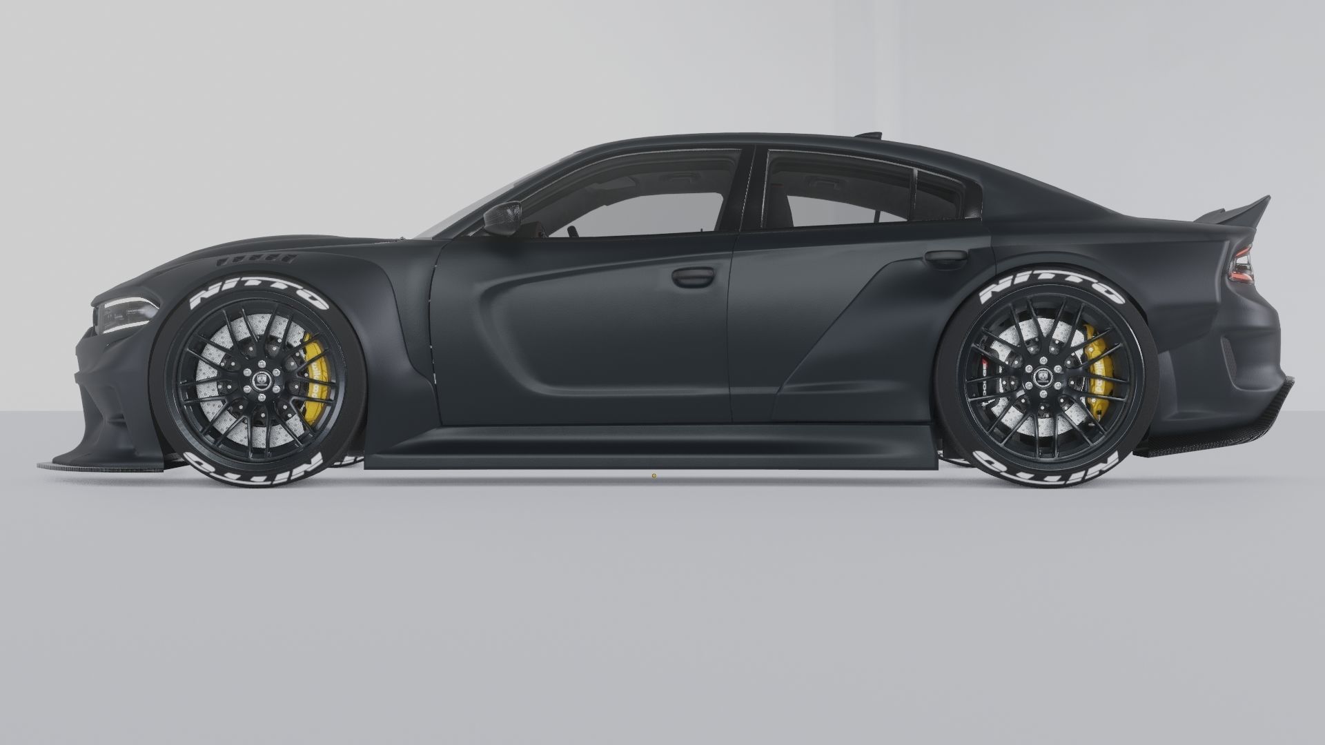 Dodge Charger WIdebody Kit 3D model_3