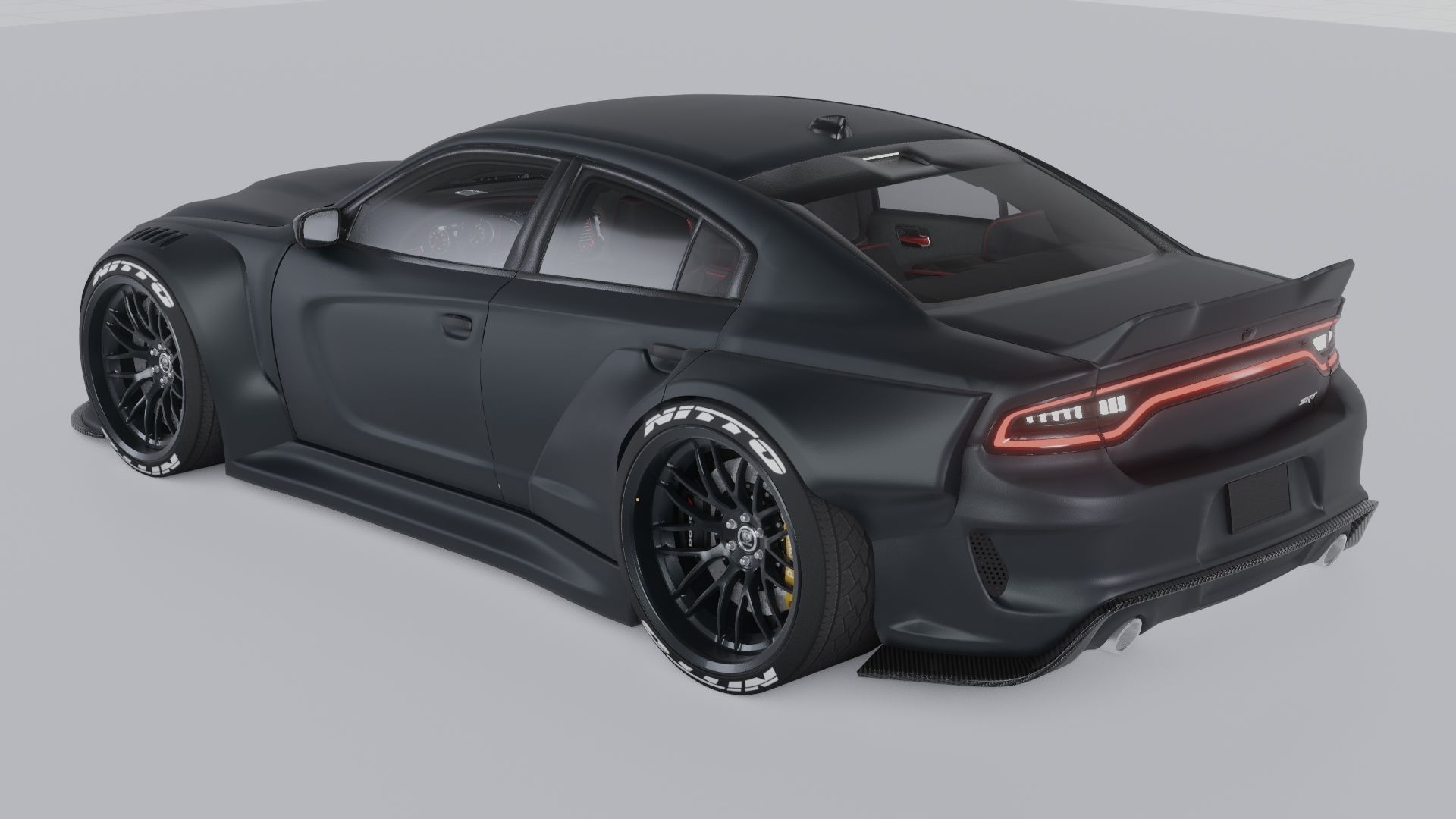 Dodge Charger WIdebody Kit 3D model_7