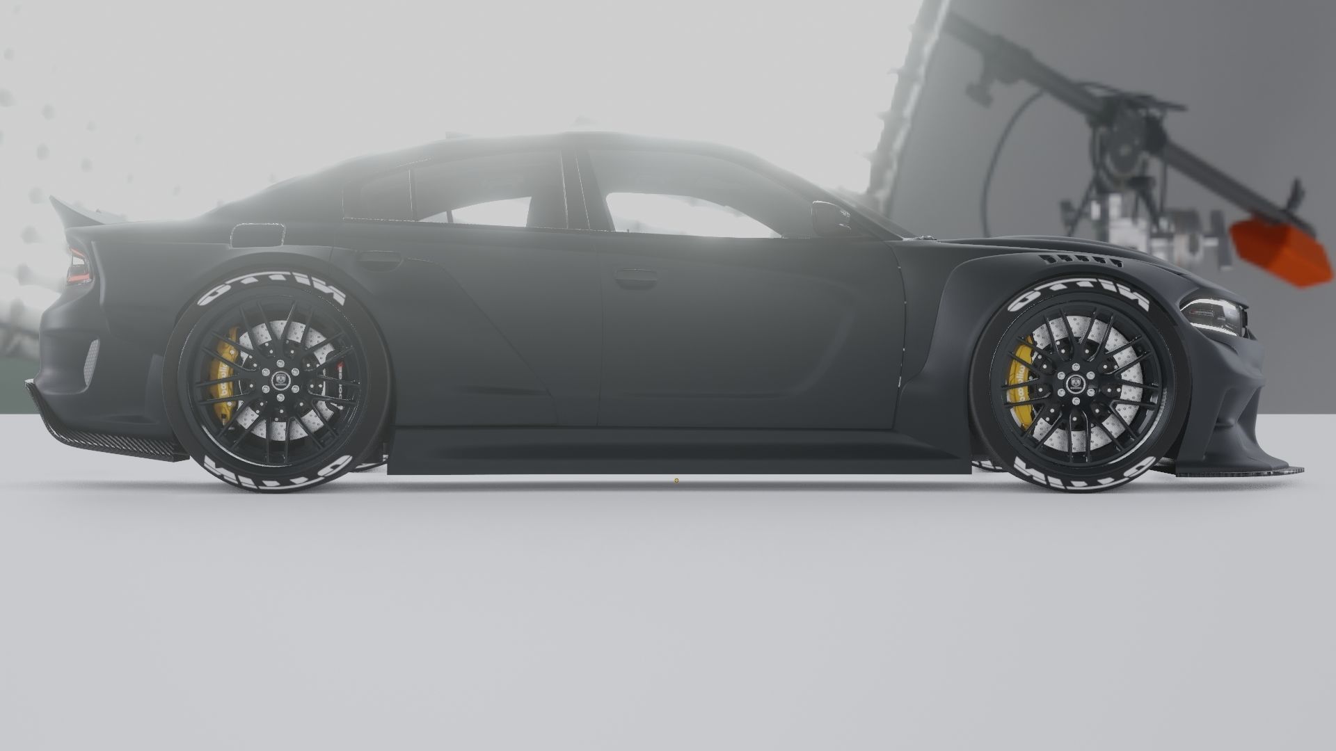 Dodge Charger WIdebody Kit 3D model_4