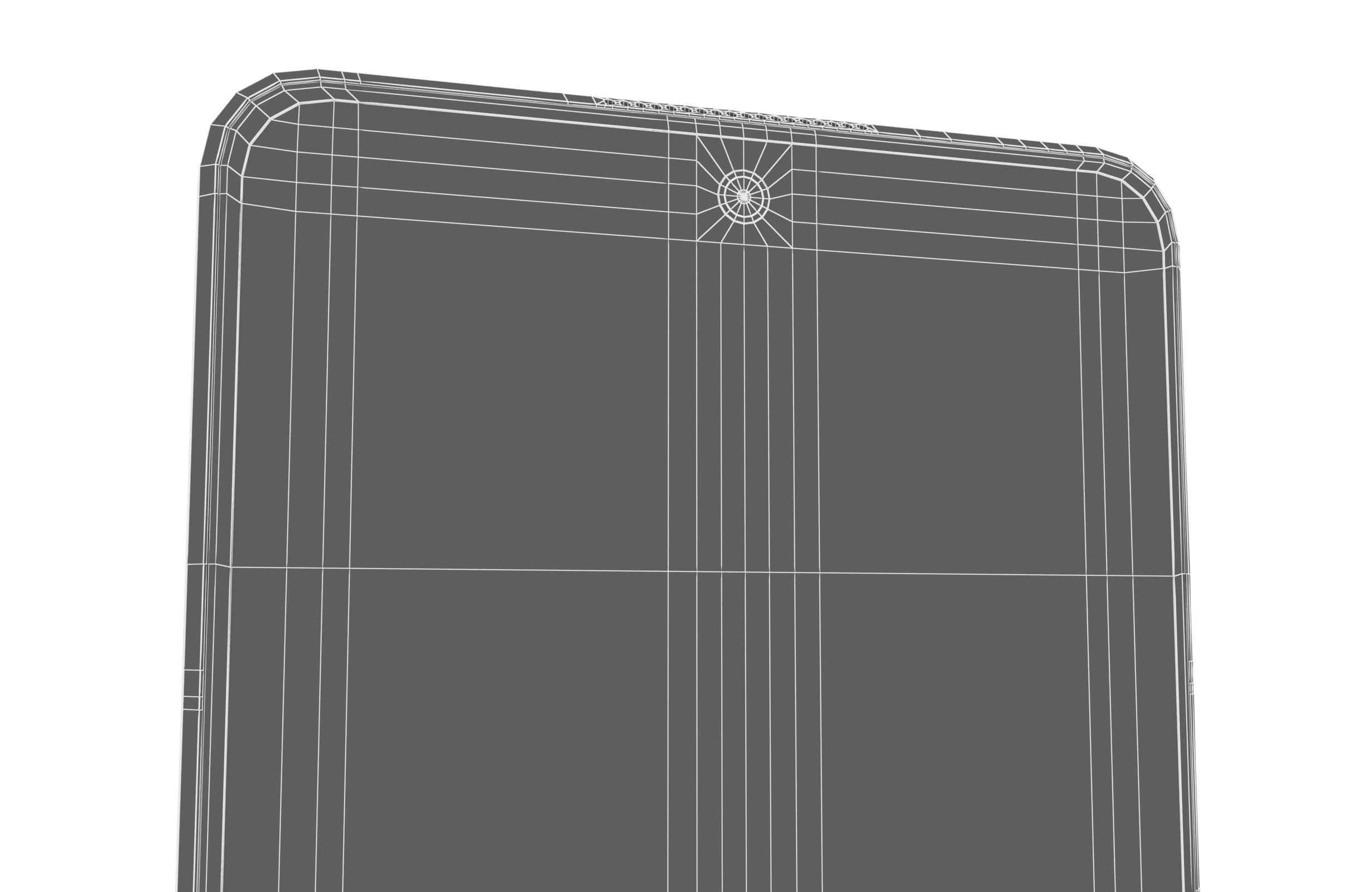 Huawei nova 11i Black And Green Low-poly 3D model_27