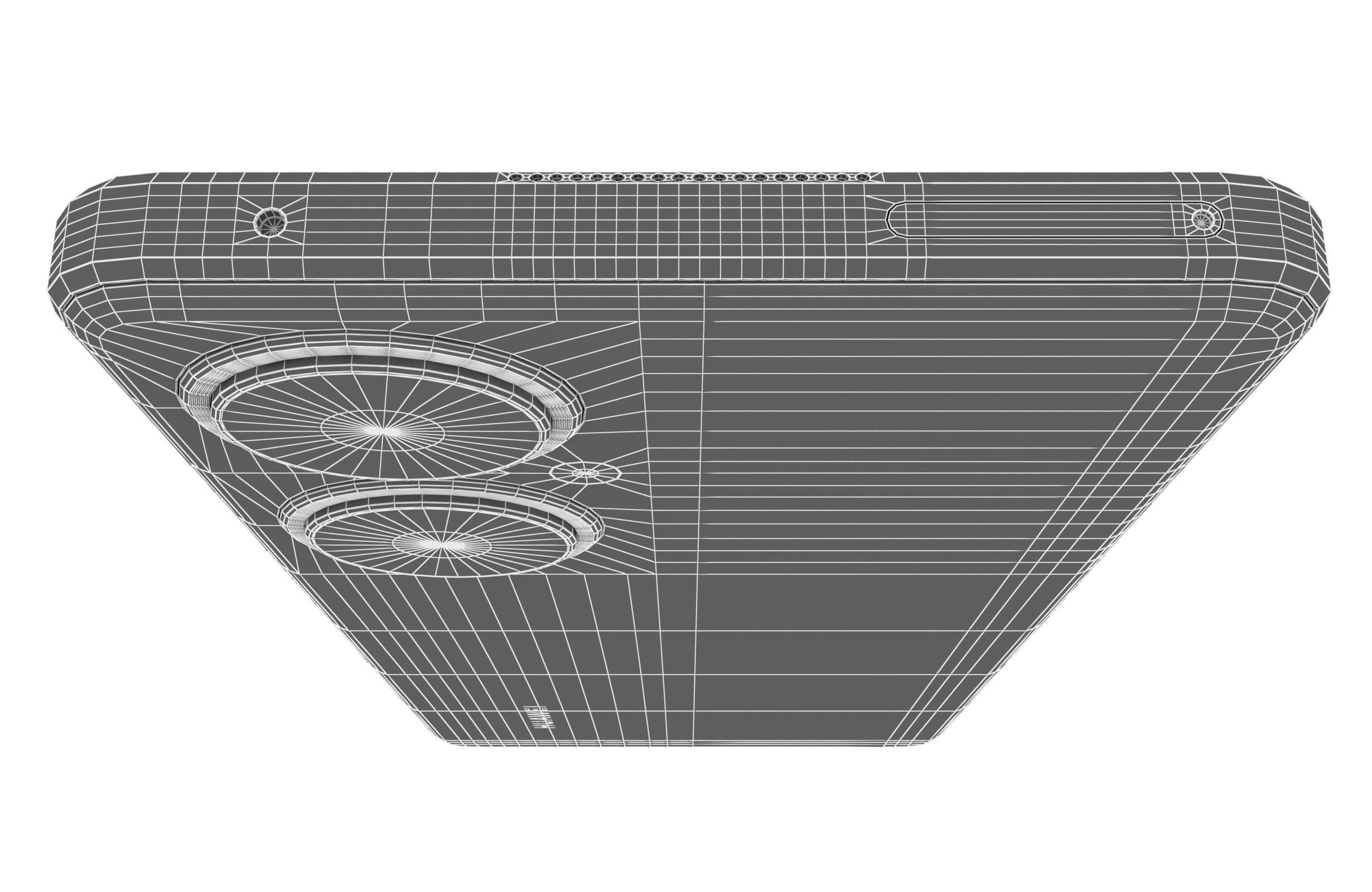 Huawei nova 11i Black And Green Low-poly 3D model_33