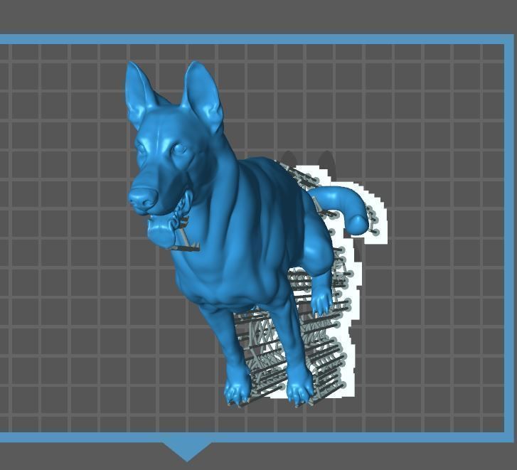 German Shepherd Dog for 3D Print 3D print model_24