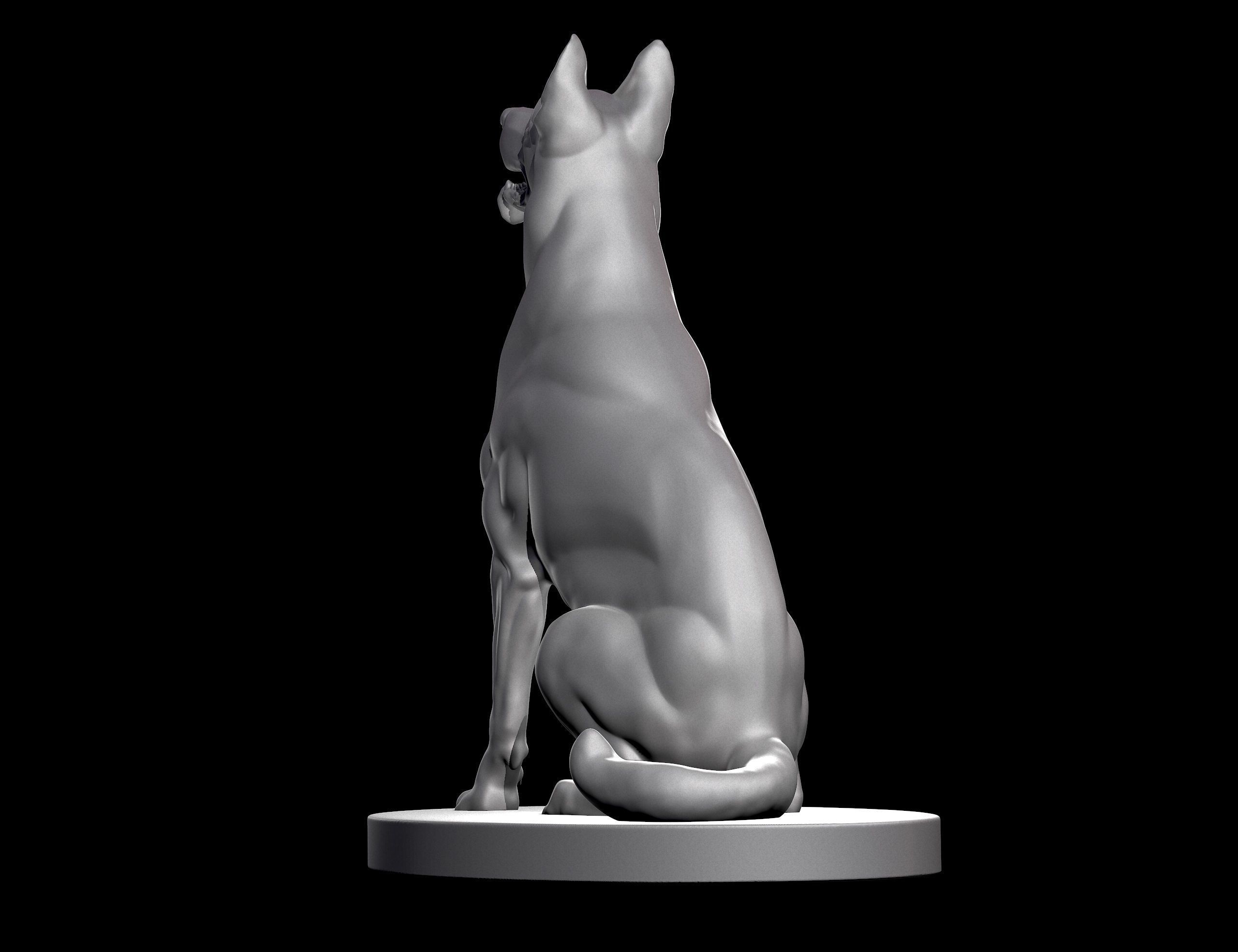 German Shepherd Dog for 3D Print 3D print model_11