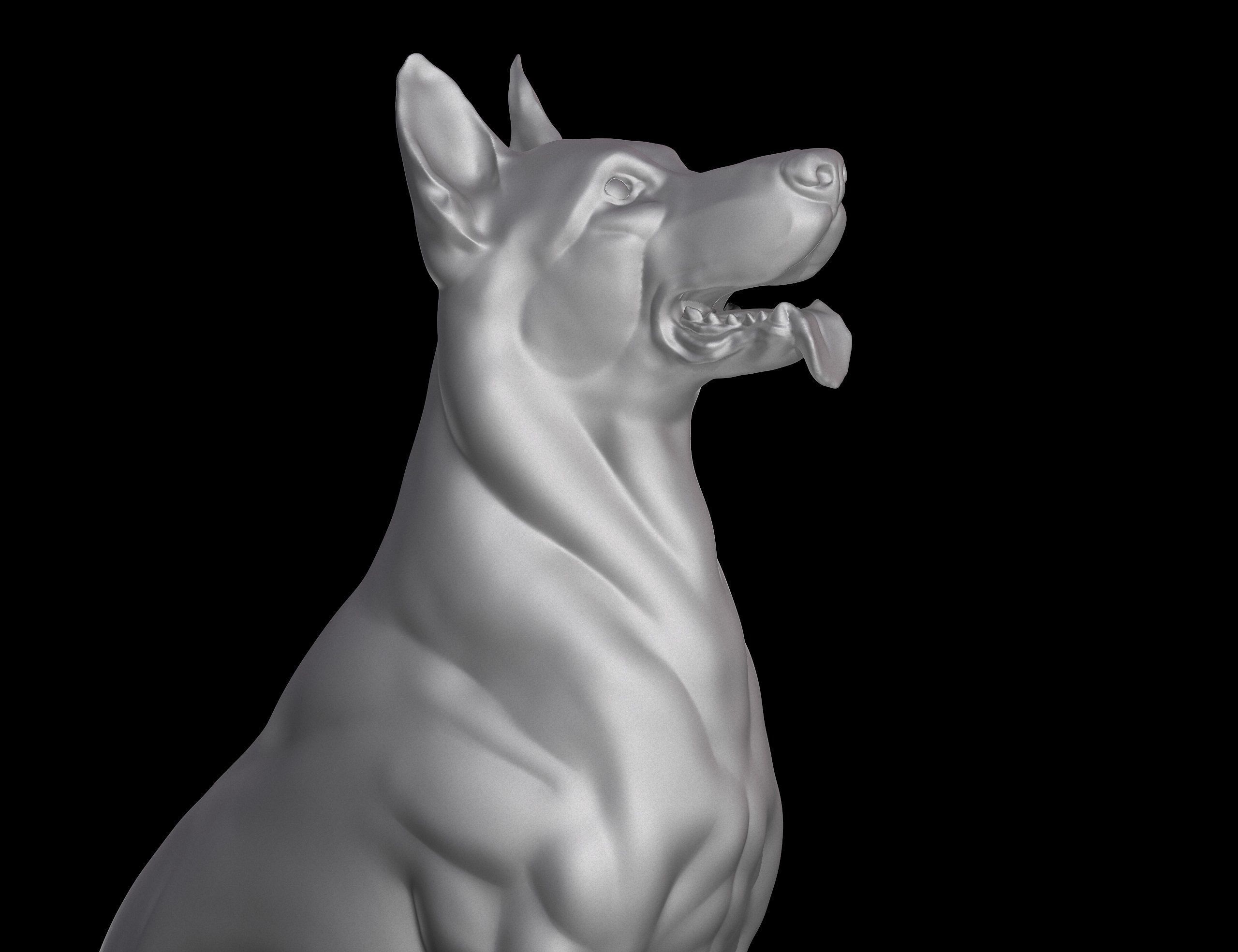 German Shepherd Dog for 3D Print 3D print model_19