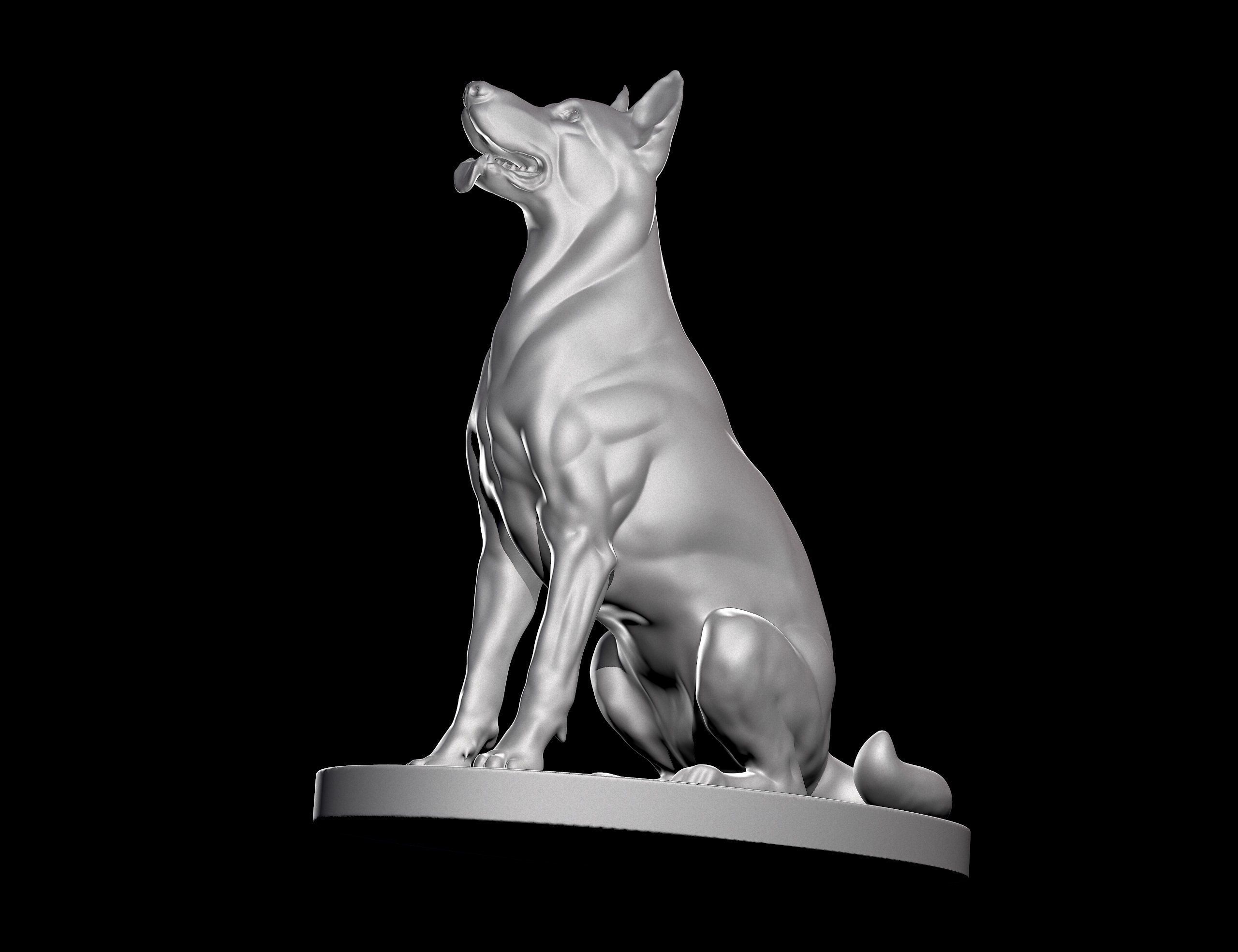 German Shepherd Dog for 3D Print 3D print model_8