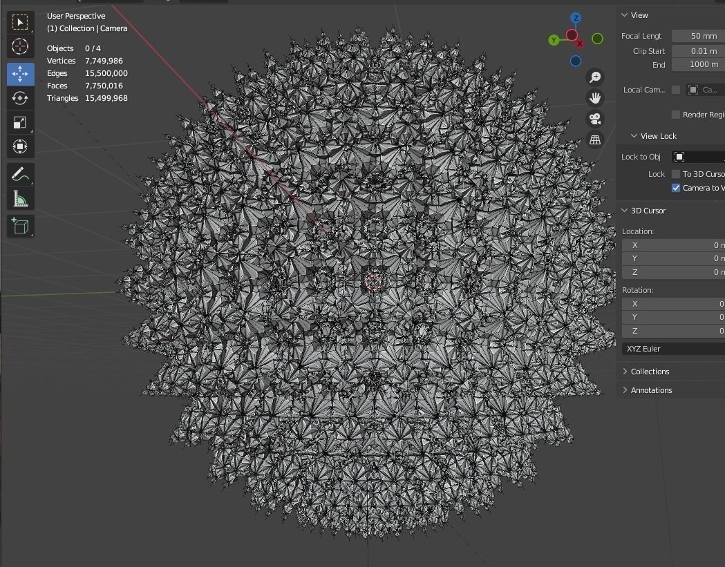 religion kaleidoscope decorative accessories 3D model_4