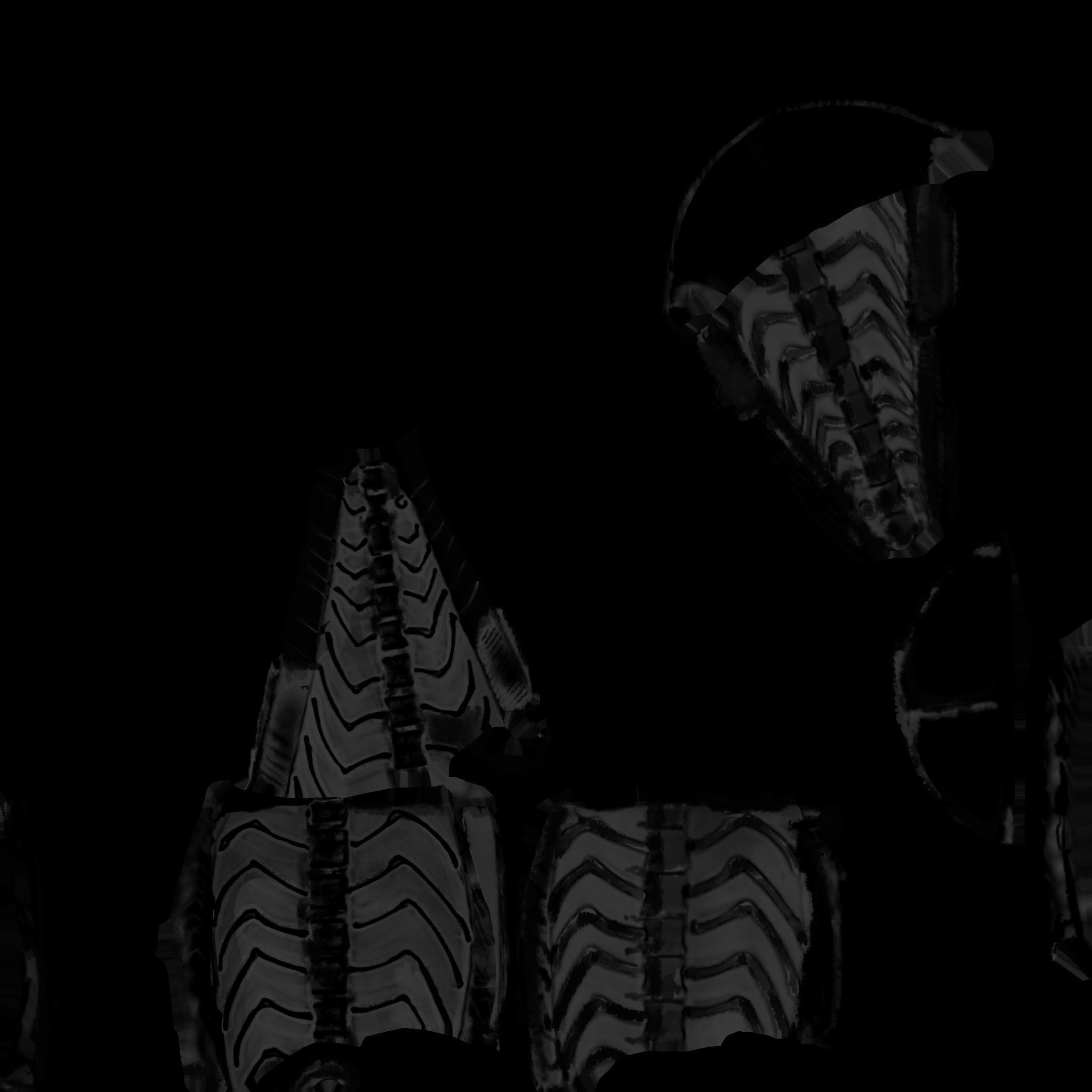 Butchered fish MEGASET 4 models 5 texture variations Low-poly 3D model_12