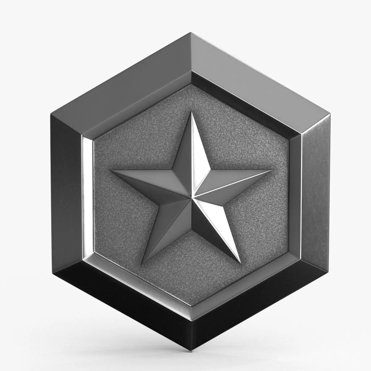 Game Coin Icon Symbol v1 Low-poly 3D model_0