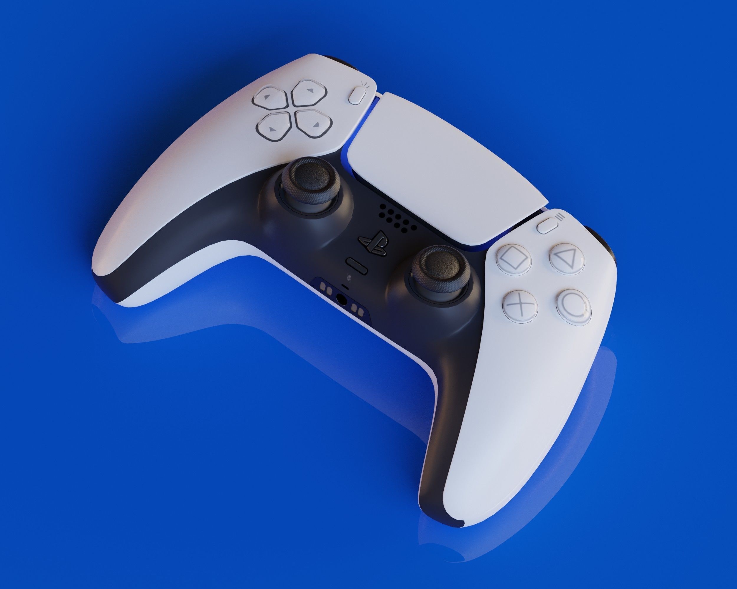 Sony PlayStation 5 3D model_7