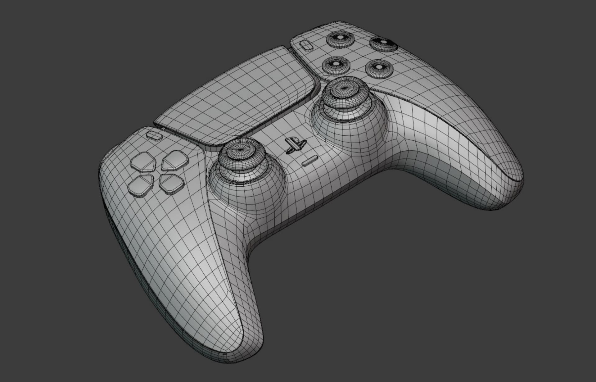Sony PlayStation 5 3D model_13