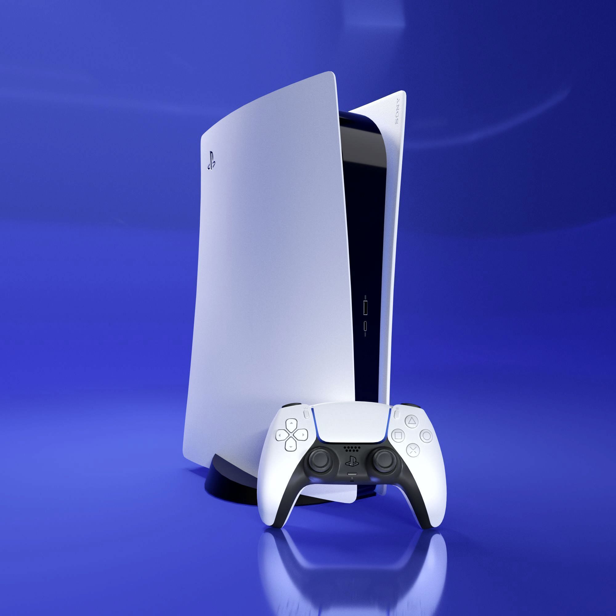 Sony PlayStation 5 3D model_1