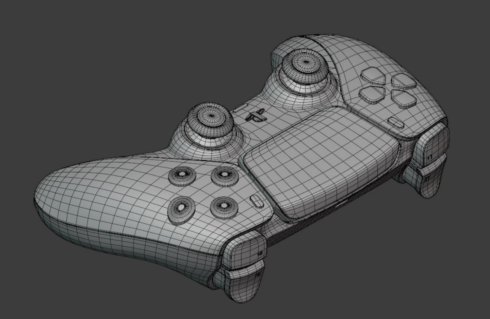 Sony PlayStation 5 3D model_14