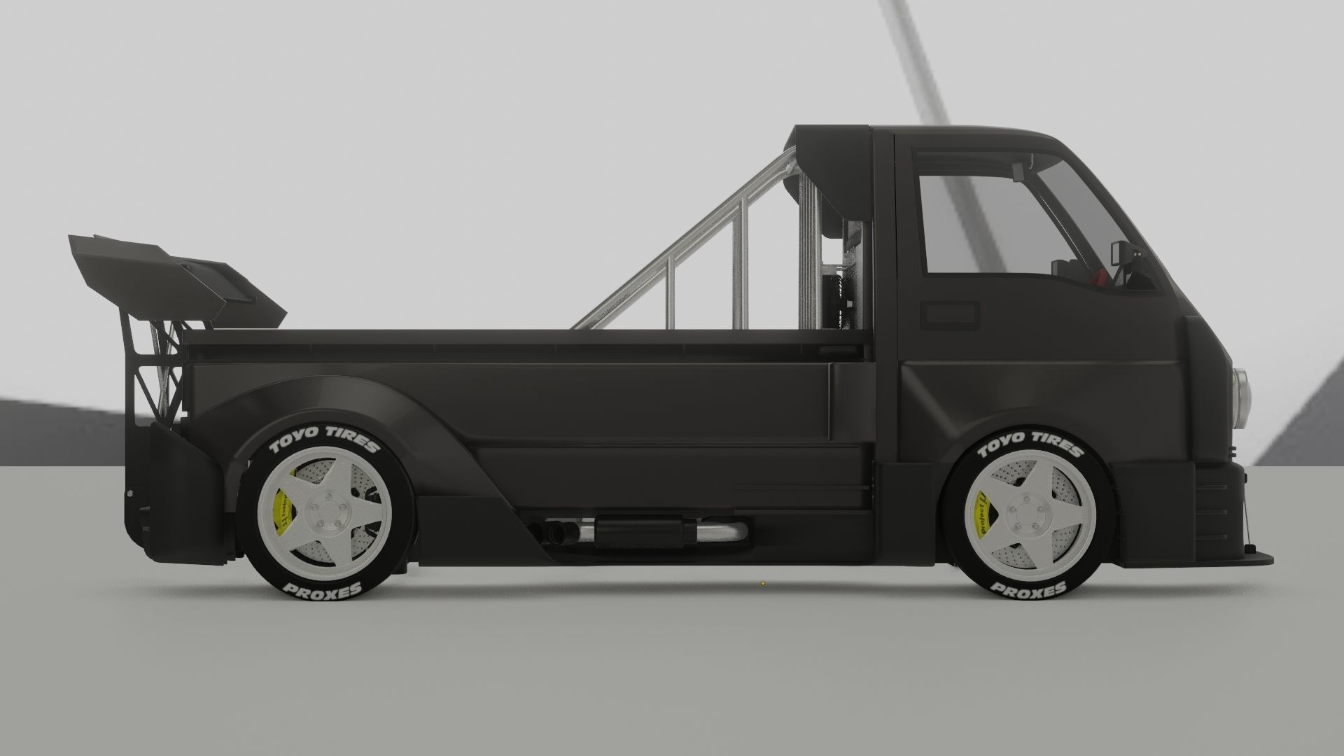 Suzuki Carry V10 Widebody Kit 3D model_4