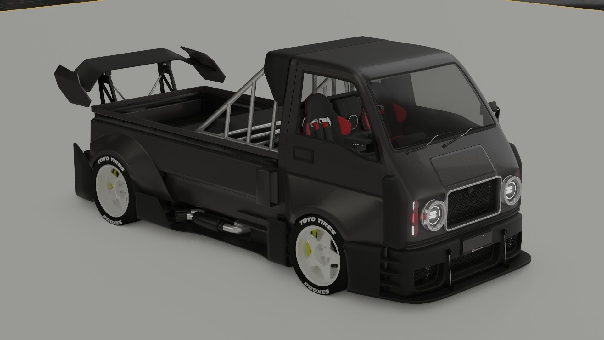 Suzuki Carry V10 Widebody Kit 3D model_6