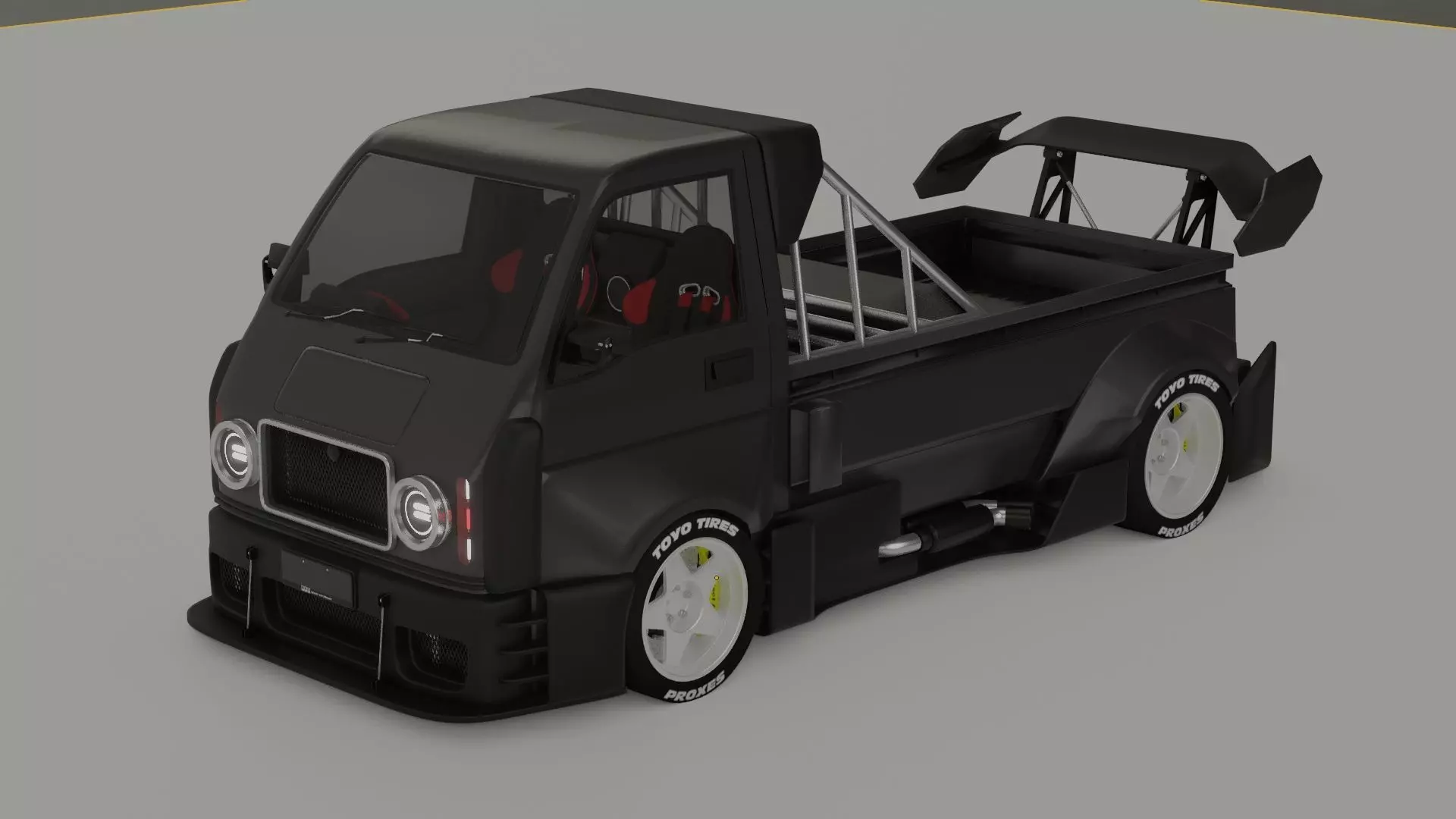 Suzuki Carry V10 Widebody Kit 3D model_0