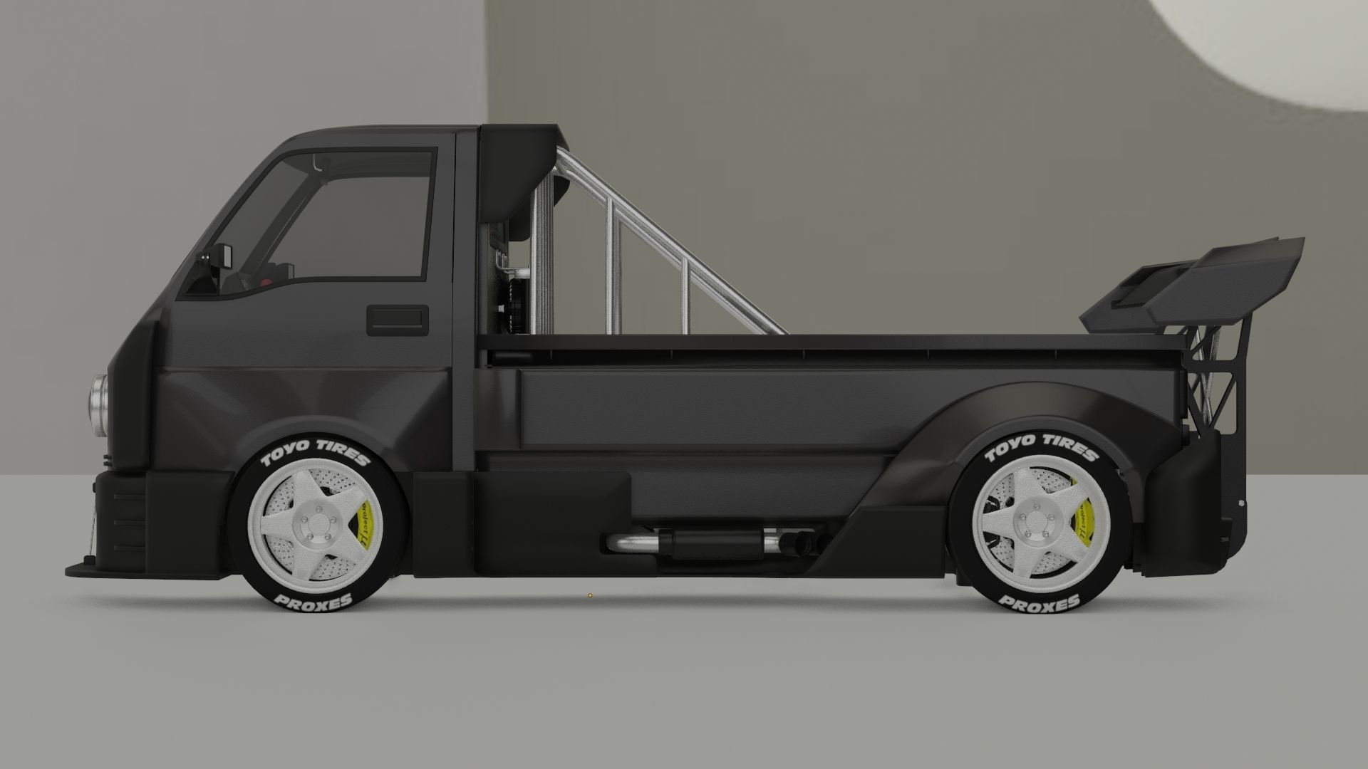Suzuki Carry V10 Widebody Kit 3D model_3