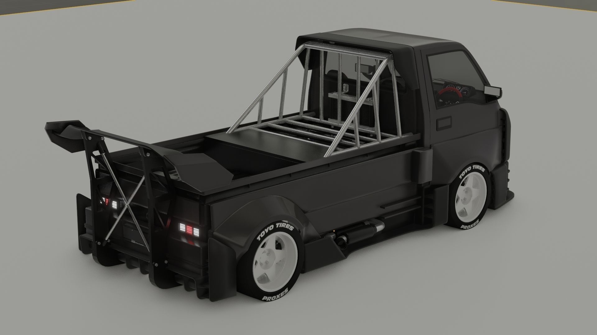 Suzuki Carry V10 Widebody Kit 3D model_1
