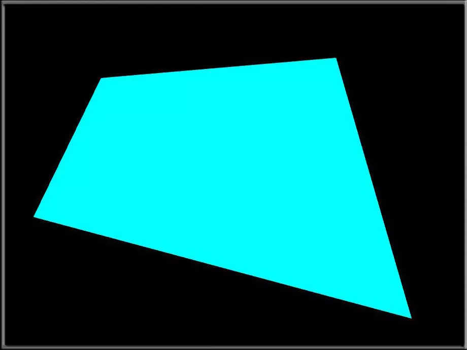Irregular quadrilateral Low-poly 3D model_0