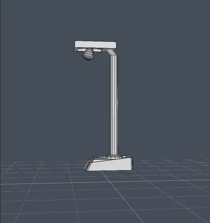 Streetlight 3D model_0