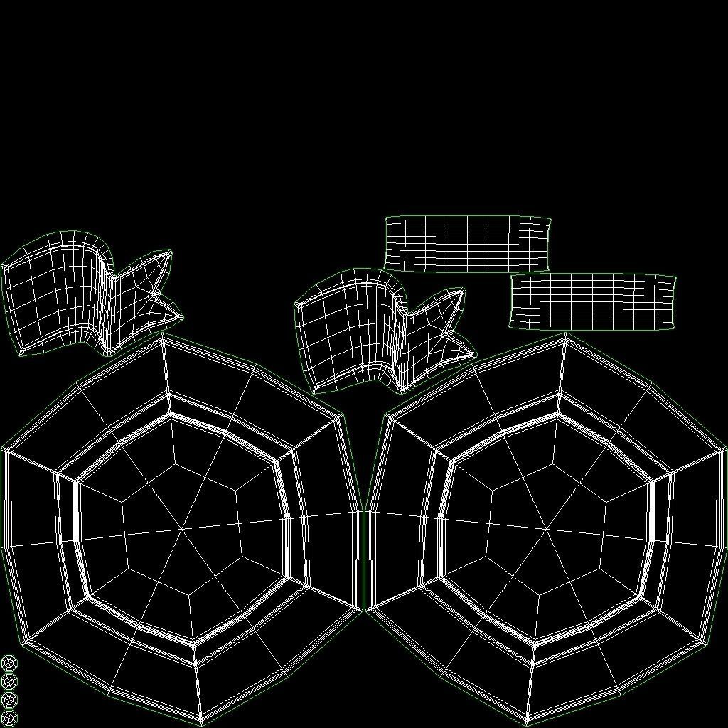 Game Coin Icon Symbol v2 Low-poly 3D model_10