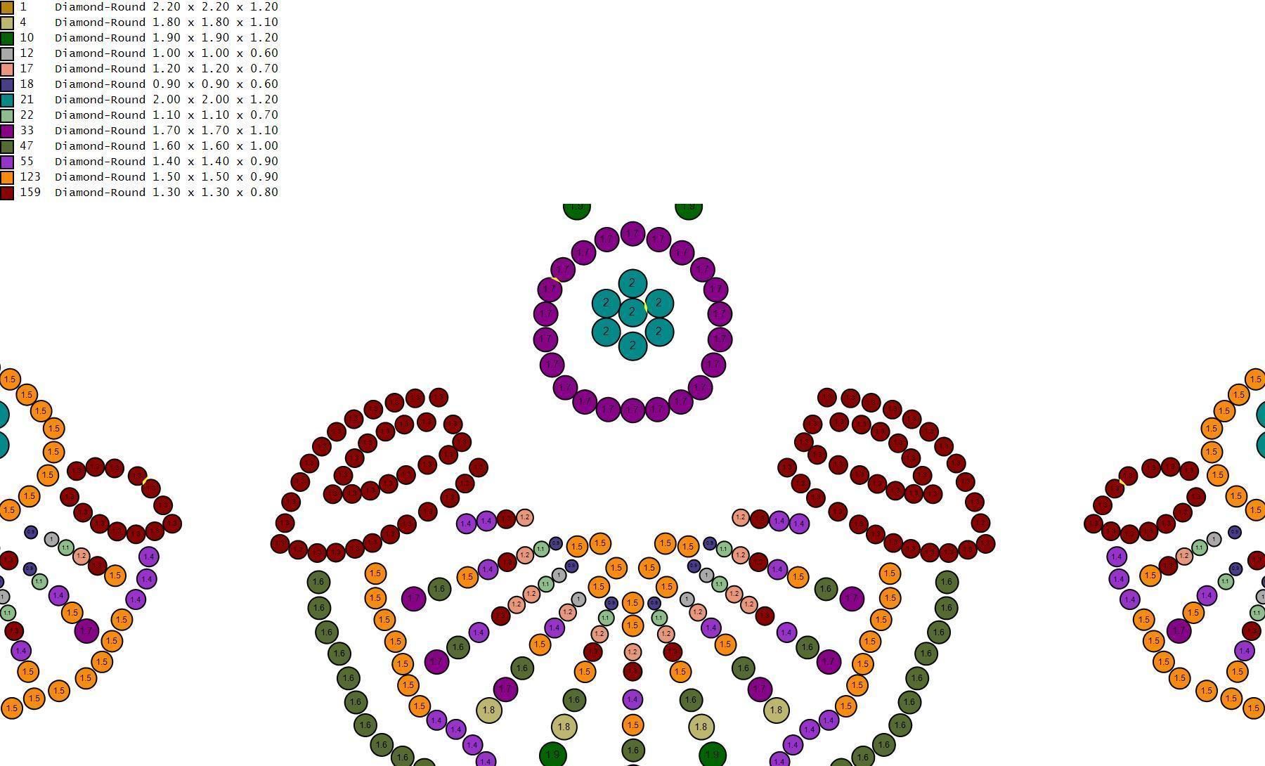 Rose Gold Diamond Pendant 3D Print Model 3D print model_2