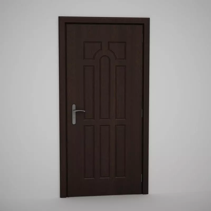 CGAxis Door 3D model_0