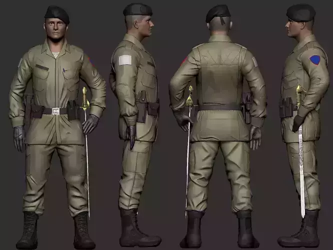 MILITARY POLICER OFFICER MAN